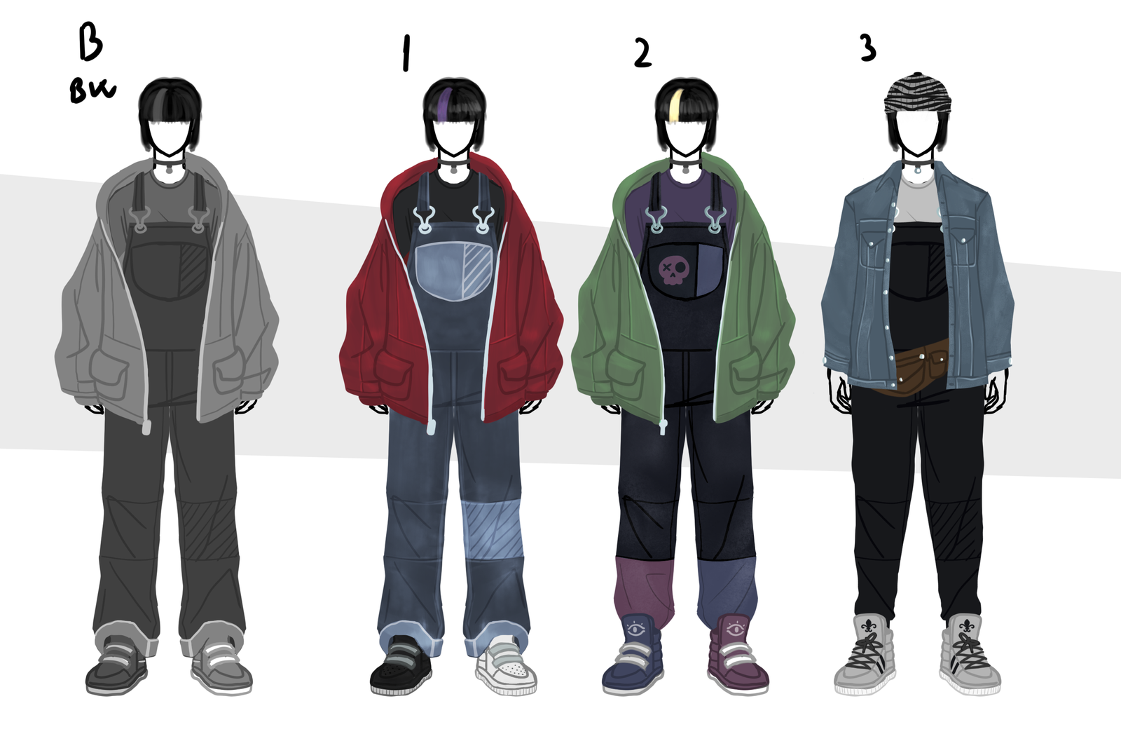 Lily color studies B